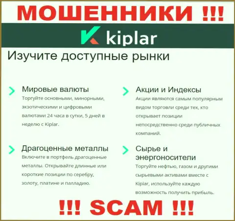 Киплар - настоящие internet лохотронщики, вид деятельности которых - Broker