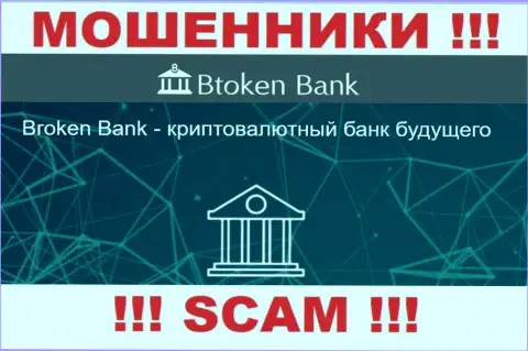 Осторожнее, направление деятельности Btoken Bank, Investments - это разводняк !!!