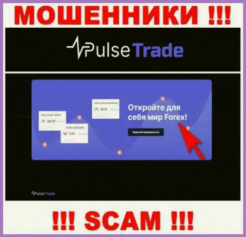 Pulse Trade, промышляя в области - Форекс, кидают своих наивных клиентов