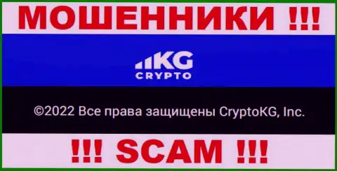 КриптоКГ Ком - юридическое лицо internet-мошенников компания CryptoKG, Inc