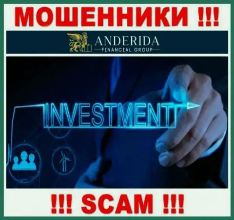 AnderidaFinancialGroup жульничают, предоставляя незаконные услуги в области Investing