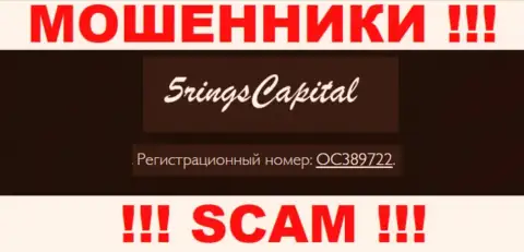 Будьте осторожны ! FiveRings Capital дурачат !!! Рег. номер указанной компании: OC389722