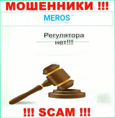 У компании MerosTM Com отсутствует регулирующий орган - это ВОРЫ !!!