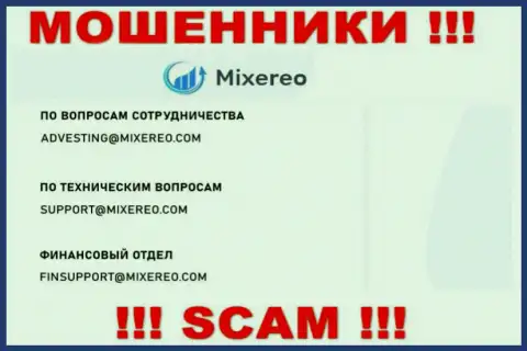 На электронную почту Mixereo писать крайне опасно - это коварные интернет-разводилы !!!