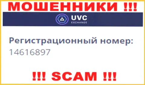 Рег. номер компании UVC Exchange - 14616897