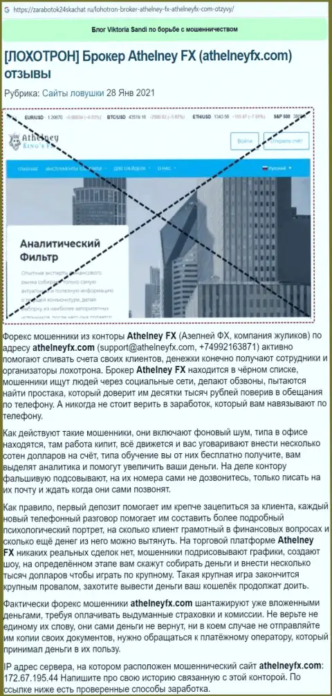 Обзор компании АселниФХ, зарекомендовавшей себя, как internet-мошенника