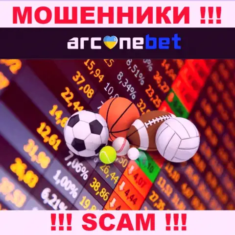 ArcaneBet Pro - это настоящие internet жулики, сфера деятельности которых - Букмекер