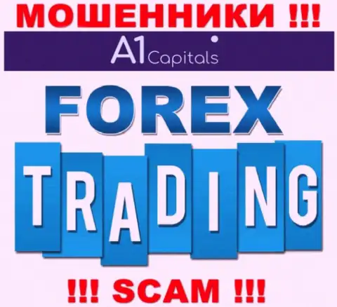 А1Капитал Ком заняты облапошиванием клиентов, промышляя в области Forex