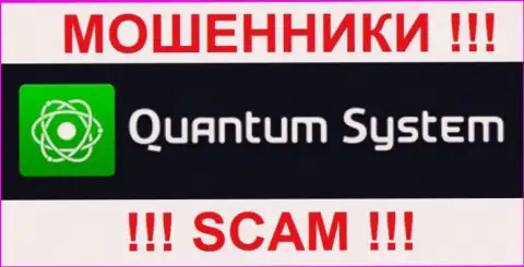 Лого мошеннической Forex брокерской конторы Quantum-System