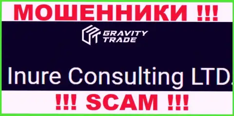 Юр лицом, владеющим мошенниками Inure Consulting LTD, является Inure Consulting LTD