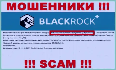 Руководителями Блэк Рок Плюс оказалась организация - BlackRock Investment Management (UK) Ltd