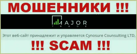 Куносуре Консалтинг ЛТД, которое управляет компанией MajorTrade