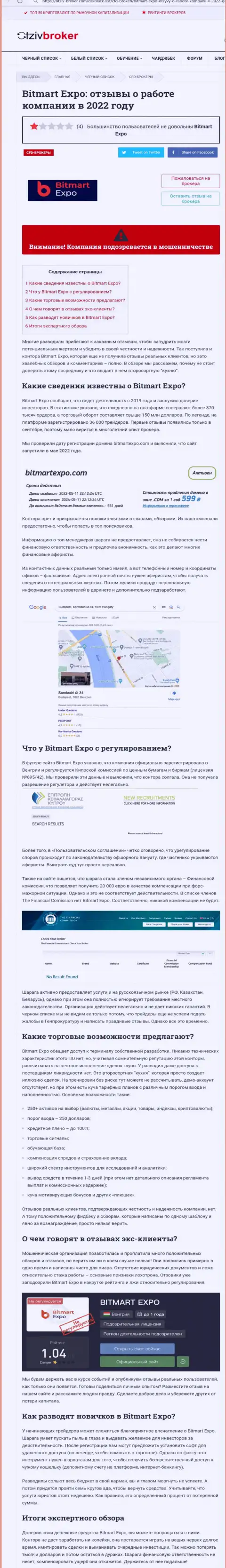 Bitmart Expo - это МОШЕННИК !!! Обзор условий взаимодействия