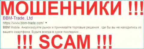 ВВМ Трейд - это ЖУЛИКИ !!! SCAM !!!